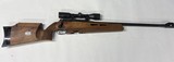 Mauser Model 83 .308 caliber rifle with Zeiss scope, one magazine and case. - 1 of 11