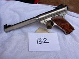 Ruger Mark ll S.S. Semi-Auto 22LR. It has a 51/2" BBL. Slabside. New In The Box. - 6 of 6