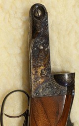 Beautiful Parker Reproduction DHE 20ga. SxS with Amazing Quilted Walnut Stock and Rare Configuration $7600 Make Offer - 9 of 19
