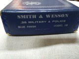 SMITH & WESSON MODEL 10-5 5 INCH WITH BOX - 15 of 15
