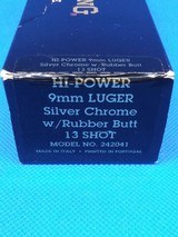 Browning Hi-Power Silver-Chrome Magazine, 9mm, 13 round - 1 of 12