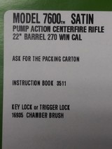 Remington Model 7600 270 - 11 of 14