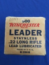 Winchester Leader Staynless 22 Long Rifle FULL BRICK - 4 of 10