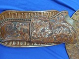 George Lawrence Leather Six-Gun Rig with Sterling Silver Buckle - 8 of 12