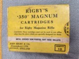 350 Rigby Magnum Ammunition - 1 of 9