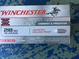 Browning Model 65, 218 Bee, New In Box, Never fired, Box of Winchester Ammo, - 6 of 12