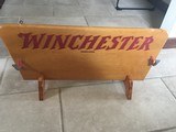 Classic Winchester FactoryWooden sign,Hand carved ,RareCollector, pre64 - 1 of 5