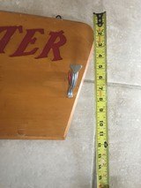 Classic Winchester FactoryWooden sign,Hand carved ,RareCollector, pre64 - 5 of 5