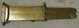 All Brass Casing Pantographic Folding Paratrooper Knife