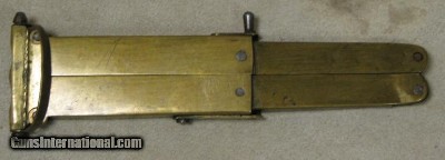 All Brass Casing Pantographic Folding Paratrooper Knife