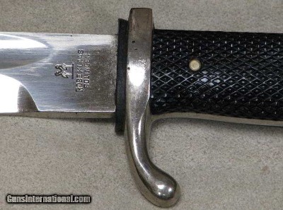 German WWII Mauser K98 Dress Bayonet & Scabbard * Robt Klaas Blade - Image 3 of 3