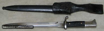 German WWII Mauser K98 Dress Bayonet & Scabbard * Robt Klaas Blade - Image 2 of 3