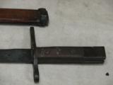 Japanese WWII Late Last Ditch Arisaka Bayonet & Bamboo Scabbard - 4 of 4