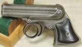 Remington-Elliot Pepperbox Deringer .32 Rimfire Caliber S/N 17879 - 1 of 5