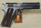Colt Commercial Government Model 1911 High Polish Blue Pistol .45 ACP Caliber S/N C124765 - 4 of 5