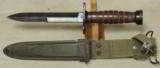 U.S. M4 Fighting Knife Bayonet & U.S. M8A1 Scabbard * Kiffe Japan - 1 of 3