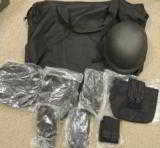 RBR Tactical D-Tac Armored Vest w/ Armor Plates & Helmet - 1 of 9