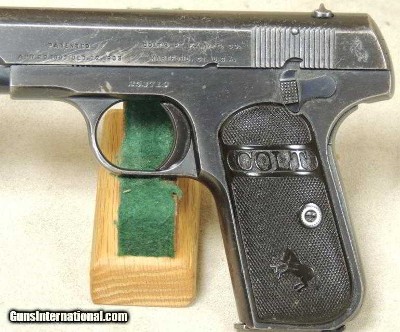 Colt Model 1903 Hammerless Pistol .32 Caliber S/N 253719xx - Image 2 of 5