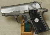 Colt Mustang PocketLite .380 ACP Caliber Stainless Pistol S/N PL49083 - 1 of 4
