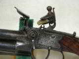 John Twigg of London 54 Bore Flintlock Dbl Barrel w/ Bayonet - 4 of 12