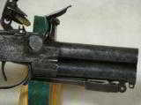 John Twigg of London 54 Bore Flintlock Dbl Barrel w/ Bayonet - 12 of 12