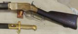 Winchester Model 1866 Musket w/ Saber Bayonet .44 Rimfire Caliber S/N 47631B - 4 of 14