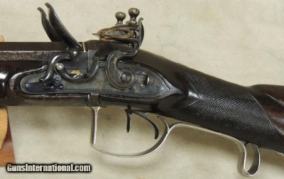 1800 Tatham & Egg O/U Flintlock Shotgun w/ Sliding Bayonet * Makers Registered To The King Of England - Image 13 of 13