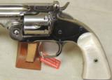 Uberti 1875 No. 3 Top Break Nickel .45 Colt Caliber Revolver NIB S/N F10670 - 3 of 7