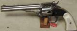 Uberti 1875 No. 3 Top Break Nickel .45 Colt Caliber Revolver NIB S/N F10670 - 1 of 7