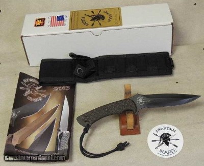 Spartan Blades Ares Fighter / Combat Knife & Molle Sheath NIB