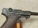 DWM Luger WWI 9mm Caliber Pistol S/N 1244 - 5 of 13