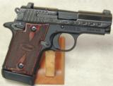 Sig Sauer P938 Engraved 9mm Caliber Pistol NIB S/N 52B067439 - 4 of 6