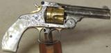 Smith & Wesson 38 Double Action Second Model Engraved .38 Caliber Revolver S/N 80244 - 3 of 9