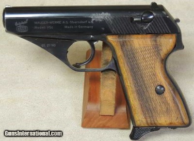 Mauser Modell HSc .380 Caliber (9mm Kurtz) Pistol S/N 01.21193xx