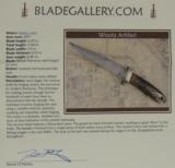 Larry Harley Custom Handmade Knife w/ Fossil Walrus Ivory Handle - 9 of 9