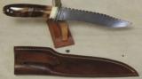 Larry Harley Custom Handmade Knife w/ Fossil Walrus Ivory Handle - 2 of 9