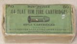 Original Winchester .44 Rimfire Henry Ammunition Box of 50 Cartridges - 1 of 4