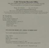 Winchester Model 1873 Saddle Ring Carbine .44-40 Caliber Rifle S/N 249407B - 9 of 9