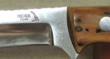 Nighthawk Custom / Keith Murr Model 375 knife Sambar Stag Scales & Leather Sheath NEW - 2 of 6