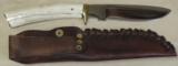 Stamper Custom Elk Horn Handle Drop Point Knife & Leather Sheath NEW - 6 of 6