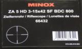 Minox ZA 5 HD 3-15x42 SF Rifle scope NEW - 4 of 4