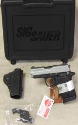 Sig Sauer P938 Two-Tone 9mm Pistol w/ Laser NIB S/N 52B121842 - 5 of 5