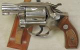 Smith & Wesson Model 36 NO DASH .38 Special Caliber Nickel Revolver S/N J930911 - 2 of 6