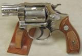 Smith & Wesson Model 36 NO DASH .38 Special Caliber Nickel Revolver S/N J930911 - 3 of 6