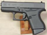 Gock 43 Subcompact 9mm Caliber Pistol NIB S/N BAFF100 - 2 of 5