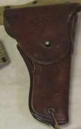 1911 Sears Holster 1942 Dated With U.S. Marked Military Belt - 3 of 6