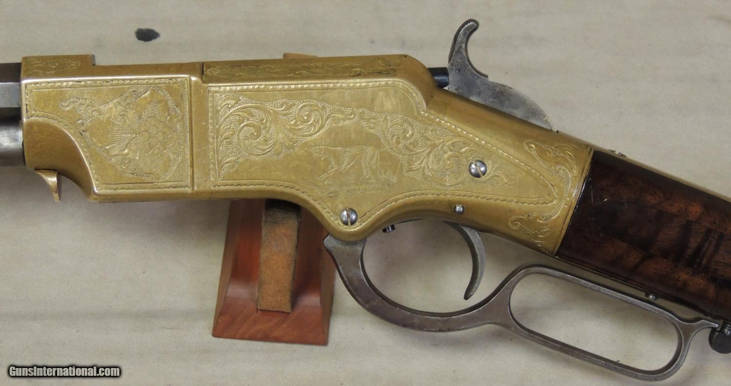 American Civil War Henry Deluxe Engraved .44 Henry Rimfire Caliber ...