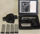 Kahr CW9 9mm Caliber Pistol & 6 Mags & Holster S/N EE0191 - 1 of 6
