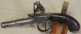 French Huguenot 1700s Era Turn Barrel 44 Caliber Flintlock Pistol - 1 of 8