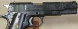 Full Factory Engraved Colt 1911 Government Model MKIV .45 ACP Caliber Pistol NIB S/N 35545B70 - 13 of 17